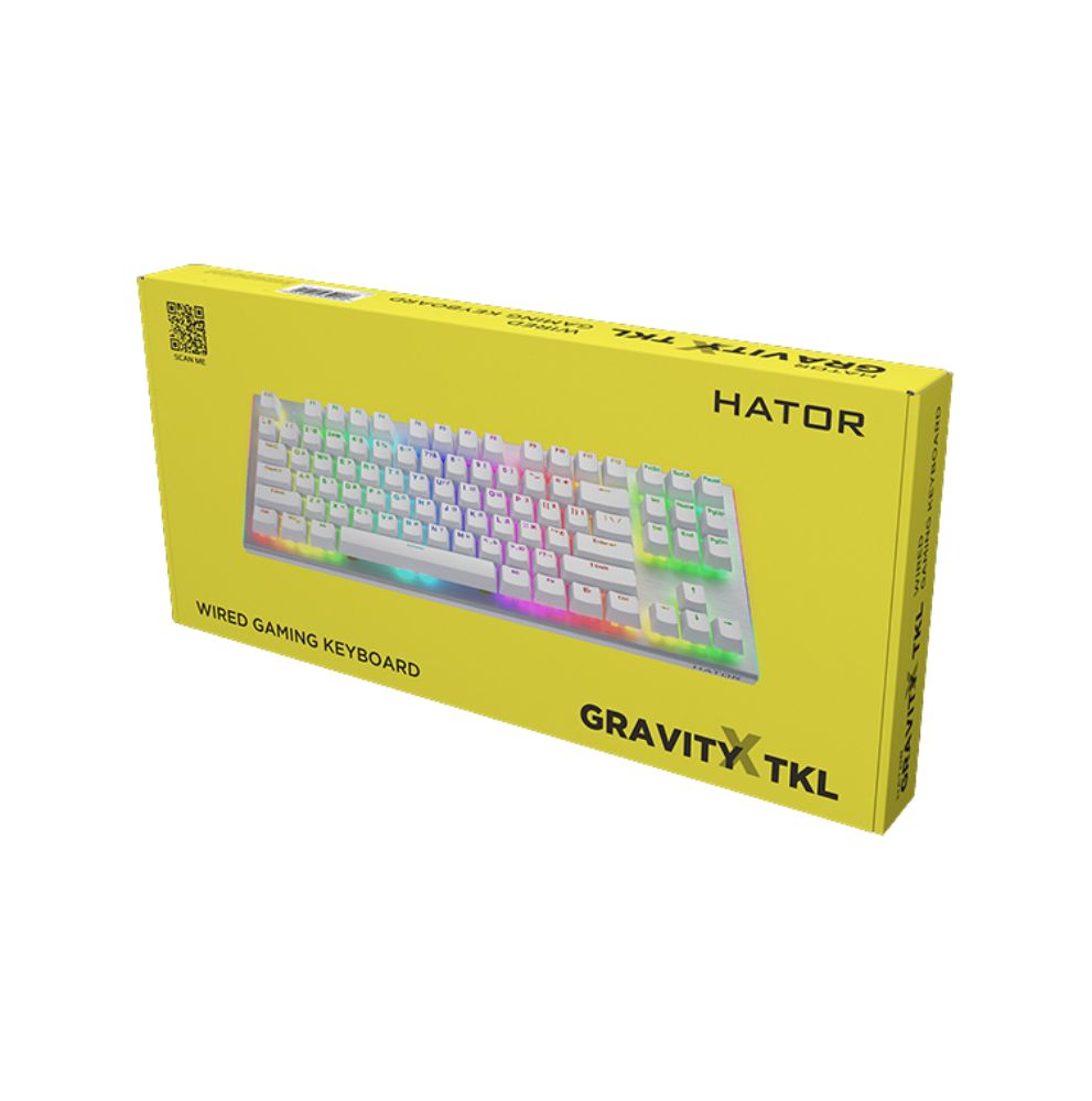 Gravity X TKL (HTK551UA) white, Cyrillic layout